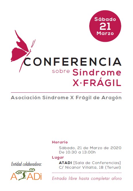 Conferencia sobre X Frágil en Teruel